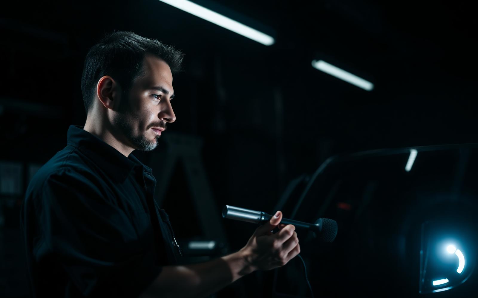 Mechanik pracujący w warsztacie AMR